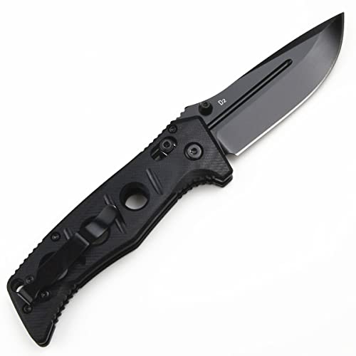 MNB Pocket folding knife hunting tactical knife G10 handle D2 steel blade gift for men