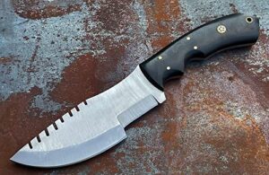 custom handmade high carbon 11 inch tracker knife tactical knife edc micarta handle