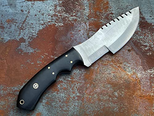 Custom Handmade High Carbon 11 Inch Tracker Knife Tactical Knife EDC Micarta Handle
