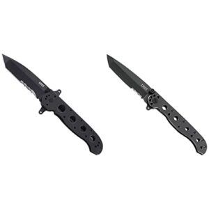 crkt m16-14sfg edc folding pocket knife: special forces everyday carry, black serrated edge blade & crkt m16-10ks edc folding pocket knife: everyday carry, black serrated edge blade, tanto