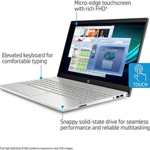 HP Pavilion 15 Business Laptop Computer, 10th Gen Intel Core i5-1035G1, 15.6" HD IPS Touchscreen, 12GB RAM, 512GB SSD, Win 10 Pro, Wi-Fi 5, Bluetooth, Webcam, B&O Audio, HDMI | 32GB usb card