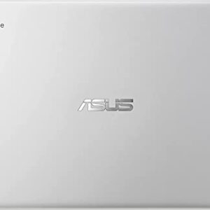 ASUS Newest 14" FHD Chromebook Laptop, Intel Core m3-8100Y(up to 3.4 GHz), 320GB Space(64GB eMMC+256GB Card), 8GB RAM, Webcam, WiFi, USB, Bluetooth, Backlit Keyboard, Chrome OS, Silver, JVQ MP