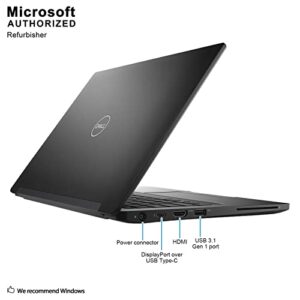 Dell Latitude 7390 Laptop, 13.3-inch FHD Touch Display, Intel Core i5-8350U Upto 3.6GHz, 8GB RAM, 256GB SSD, DisplayPort via USB-C, HDMI, Qualcomm WWAN, Wi-Fi, Bluetooth, Windows 10 Pro (Renewed)