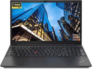 lenovo latest thinkpad e15 gen3 15.6″ fhd ips business laptop, amd 8-core ryzen 7 5700u (beat i7-1165g7), 16gb ram 512gb pcie ssd, wi-fi, webcam, full-size english keyboard, windows 11 pro, black