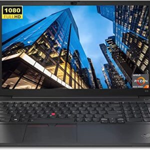 Lenovo Latest ThinkPad E15 Gen3 15.6" FHD IPS Business Laptop, AMD 8-Core Ryzen 7 5700U (Beat i7-1165G7), 16GB RAM 512GB PCIe SSD, Wi-Fi, Webcam, Full-Size English Keyboard, Windows 11 Pro, Black