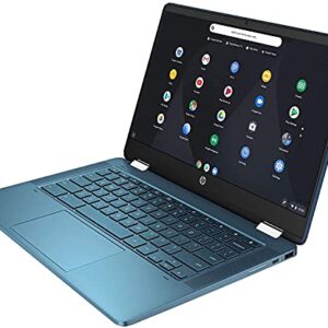 HP X360 Chromebook,14inch 2-in-1 Convertible Touchscreen, Intel Celeron N4020 Processor Up to 2.80GHz (4GB Ram 64GB SSD, Webcam, Chrome OS) (Renewed)