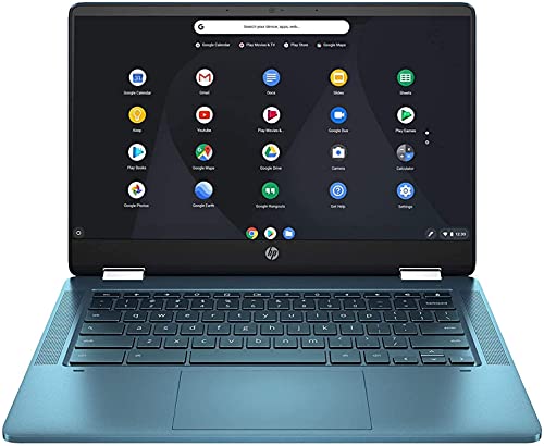 HP X360 Chromebook,14inch 2-in-1 Convertible Touchscreen, Intel Celeron N4020 Processor Up to 2.80GHz (4GB Ram 64GB SSD, Webcam, Chrome OS) (Renewed)