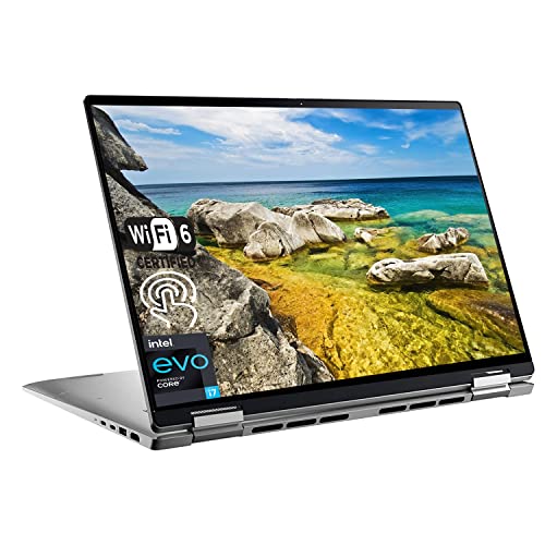 Dell Inspiron 7000 Series 7620 2-in-1 Laptop, 16" FHD+ Touchscreen, 12th Gen Intel Core i7-1260P, 64GB DDR4 RAM,2TB SSD, HDMI, SD Reader, Wi-Fi 6, Backlit KB, FHD Webcam, Windows 11 Home, Silver