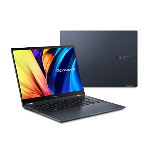 ASUS Vivobook S 14 Flip 14” FHD Touch Display, Intel Core i5-12500H CPU, 8GB DDR4 RAM, 512GB SSD, NumberPad, Thunderbolt 4, Windows 11 Home, Quiet Blue, TP3402ZA-DB51T