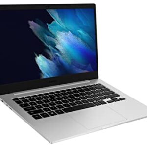 SAMSUNG Galaxy Book Go Laptop Computer PC Power Performance 18-Hour Battery Compact Light Shockproof Design WFH Ready WiFi 5, Silver, 128GB