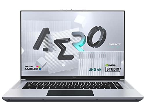 GIGABYTE AERO 16 XE5: 16" 4K/UHD+ Samsung AMOLED, Intel Core i7-12700H, NVIDIA GeForce RTX 3070 Ti Laptop GPU 8GB GDDR6, 16GB DDR5 RAM, 1TB SSD, Win11 Home (AERO 16 XE5-73US934HH)