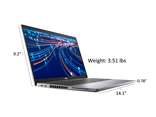 Dell Latitude 5520 (2023) 5000 15.6" FHD Touchscreen Business Laptop (Intel 4-Core i5-1145G7 vPro, 16GB RAM, 512GB PCIe SSD) Backlit, Thunderbolt 4, Wi-Fi 6, Webcam, IST SD Card, Win 10 / Win 11 Pro