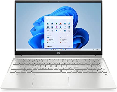 HP Pavilion 15.6" Touchscreen Full HD Laptop - AMD Ryzen 7 5825U - 1920 x 1080 - Windows 11 Notebook 15-eh2085cl 16GB RAM 512GB SSD, Natural Silver (Renewed)