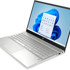 HP Pavilion 15.6" Touchscreen Full HD Laptop - AMD Ryzen 7 5825U - 1920 x 1080 - Windows 11 Notebook 15-eh2085cl 16GB RAM 512GB SSD, Natural Silver (Renewed)