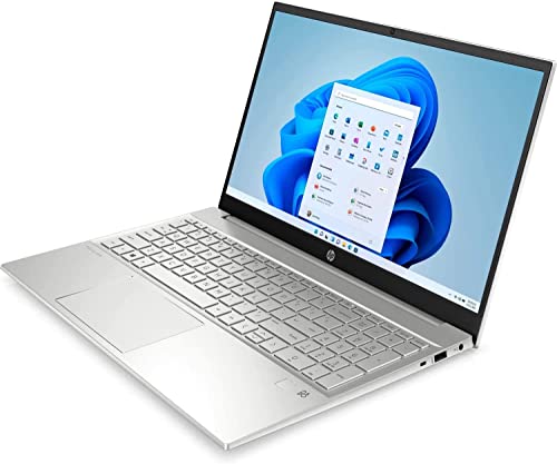 HP Pavilion 15.6" Touchscreen Full HD Laptop - AMD Ryzen 7 5825U - 1920 x 1080 - Windows 11 Notebook 15-eh2085cl 16GB RAM 512GB SSD, Natural Silver (Renewed)