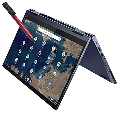 Lenovo ThinkPad C13 Yoga Chromebook 2-in-1 Laptop, 13.3" FHD Touchscreen, AMD Athlon Gold 3150C, 4GB DDR4 RAM, 48GB Storage (32GB eMMC + BROAGE 16GB Flash Drive), Fingerprint Reader, Chrome OS