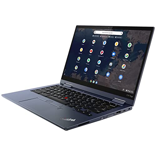 Lenovo ThinkPad C13 Yoga Chromebook 2-in-1 Laptop, 13.3" FHD Touchscreen, AMD Athlon Gold 3150C, 4GB DDR4 RAM, 48GB Storage (32GB eMMC + BROAGE 16GB Flash Drive), Fingerprint Reader, Chrome OS