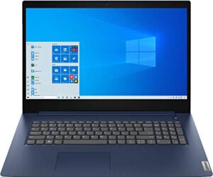 lenovo ideapad 3 17 17.3″ hd+ (1600 x 900) laptop, intel 10th gen core i5-1035g1, 1.0 ghz, 8gb ram, 1tb hdd, windows 10 home, abyss blue