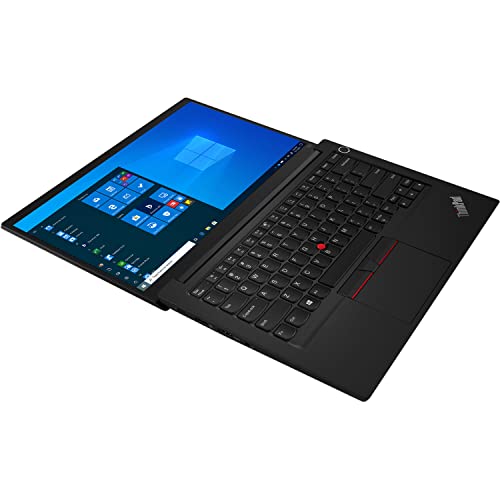 Lenovo ThinkPad E14 Gen 2 14" FHD IPS (8GB RAM, 256GB SSD, AMD 6-Core Ryzen 5-4500U(Beat i7-1165G7)) Business Laptop, Long Battery, Anti-glare, Type-C (DP and Charge), Webcam, Win 10 / Win 11 Pro