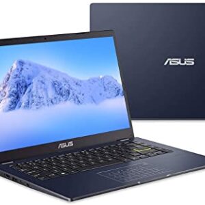 2022 ASUS L410 Thin Light Student Laptop Computer, 14" FHD Display, Intel Celeron Processor, 4GB RAM, 256 GB Storage, 12Hours Battery, Backlit Keyboard, Windows 10 + 1 Year Microsoft 365, Star Black