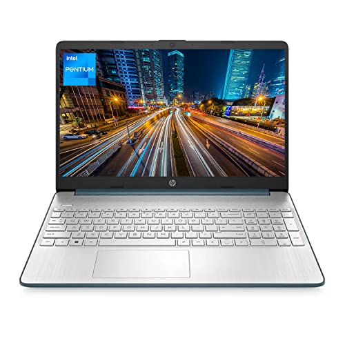 HP Pavilion Laptop, 15.6" HD Display, Intel Pentium Quad-Core Processor, Online Conferencing, Webcam, HDMI, WiFi, Bluetooth, Windows 11 (16GB RAM | 1TB SSD)