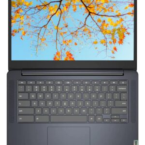 Lenovo Flagship Ideapad 3 14inch HD Chromebook, Mediatek MT8183 (8 Cores, Up to 2GHz), 4GB DDR4 RAM, 64GB eMMC + 128GB SD Card, Webcam, WiFi 5, USB-A&C, All Day Battery Life, Chrome OS