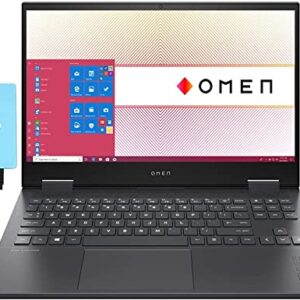 HP Omen 15.6" 144Hz FHD Gaming Laptop (AMD Ryzen 9 5900HX 8-Core, 16GB RAM, 1TB PCIe SSD, GeForce RTX 3070 8GB, VR Ready, (4-Zone) RGB Backlit KYB, WiFi 6, BT 5.2, HD Webcam, W11P) w/Hub