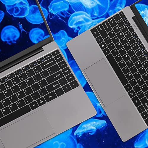 Ruzava Laptop Windows 10 14" 64GB Storage Support 1TB SSD Expansion 6GB RAM 1920x1080 FHD Traditional Laptops Computer 2.4G+5G WiFi Bluetooth 4.2 USB HDMI Aocwei for Work Study -Gray