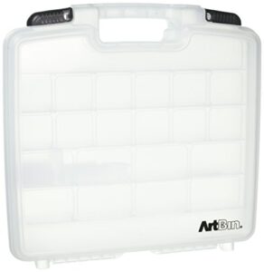 artbin quick view deep base carrying case-15×3.25×14.375 translucent