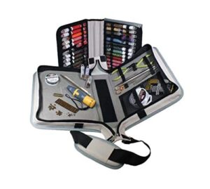 the beadsmith voyager work board case, storage and organizer for jewelry making, travel case with shoulder strap