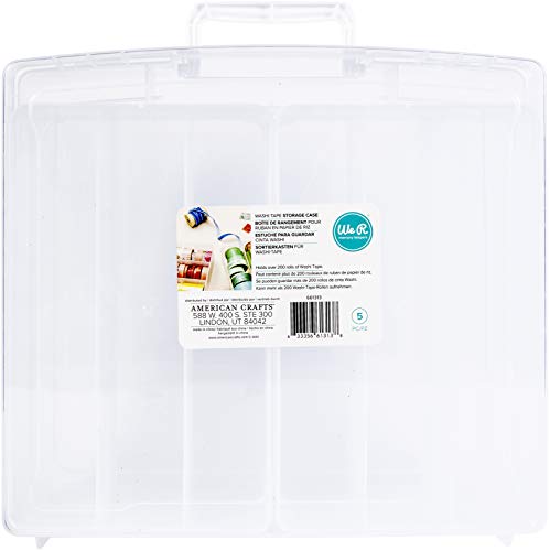 We R Memory Keepers Clear WASHI Storage BIN