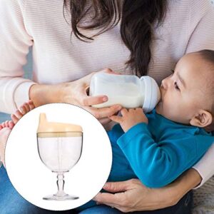 3pcs Practical Capacity Multi- Multi-functional Baby Milk Premium Party Cup Goblet Toddler Natural Large