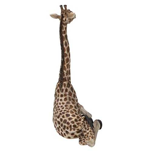 Baby Giraffe Lying Multi Color Polyresin