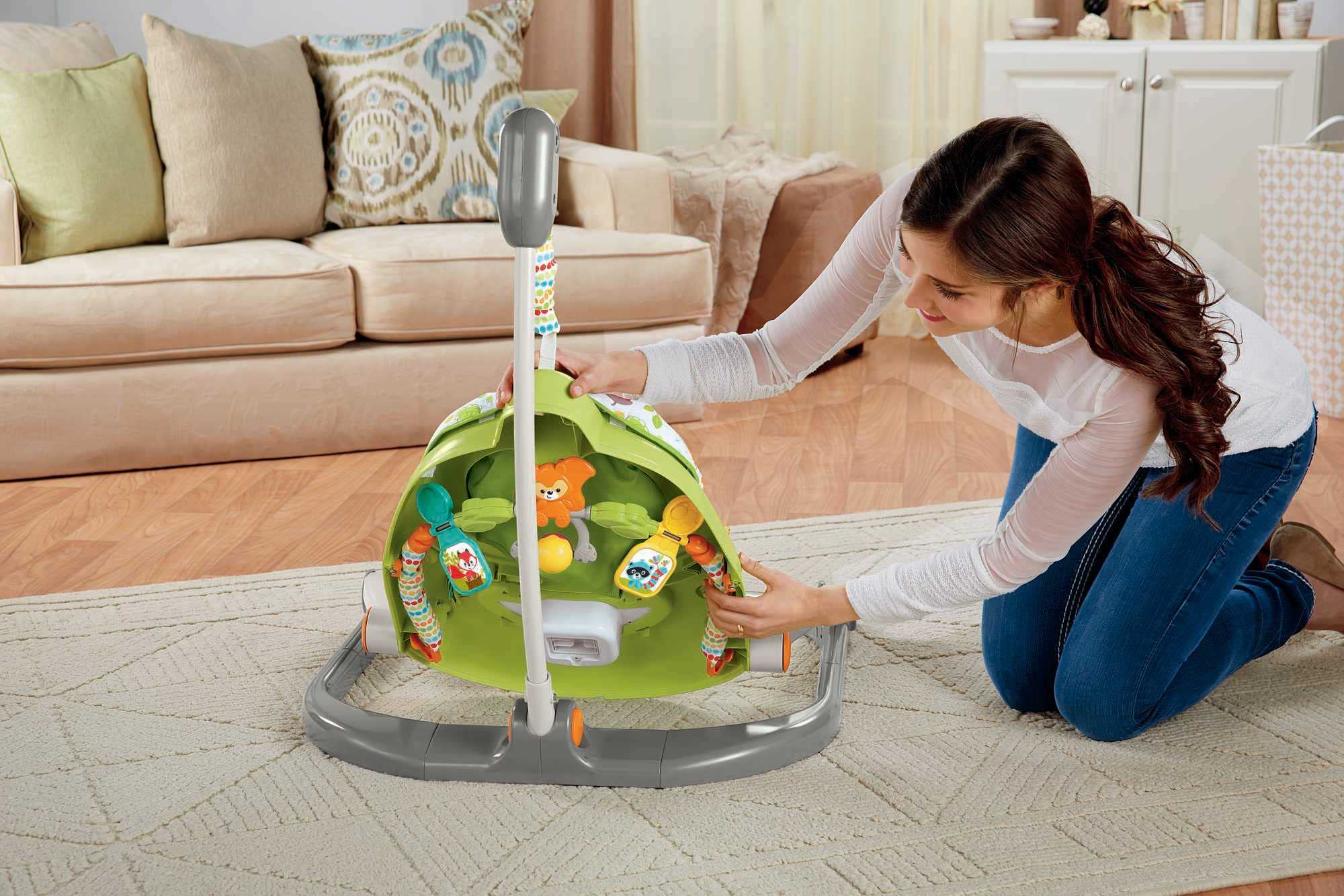 Fisher-Price Woodland Friends SpaceSaver Jumperoo [Amazon Exclusive]