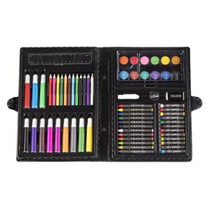 darice 68-piece art set – art supplies for drawing, painting and more in a plastic case – makes a great gift for children and adults