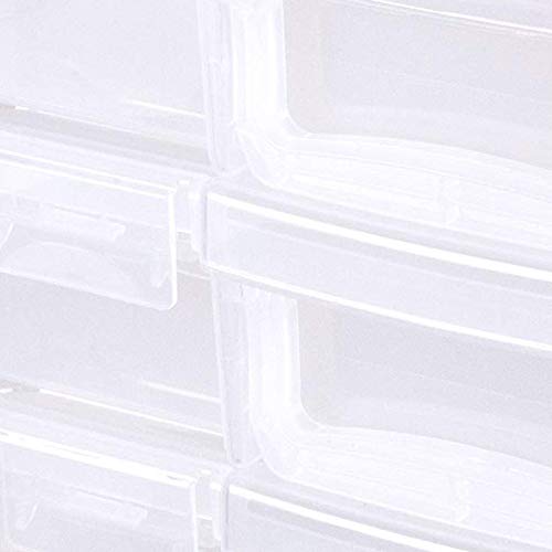 ArtBin 6913ZZ 12" x 12" Portable Art & Craft Organizer with Handle 3-Pack, [3] Plastic Storage Cases, Clear