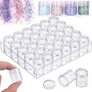 bigotters 5d embroidery diamond storage box, bead storage containers with lids bead organizer small diamond painting containers glitter containers for diy art crafts nail diamonds, 6.3 x 5.3 x 1.4inch