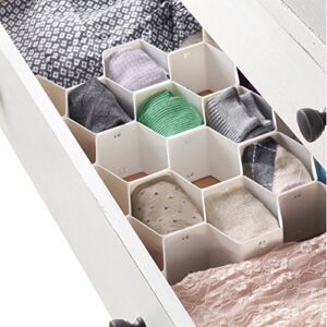 Whitmor 6025-3928 Honeycomb Drawer Organizer, White