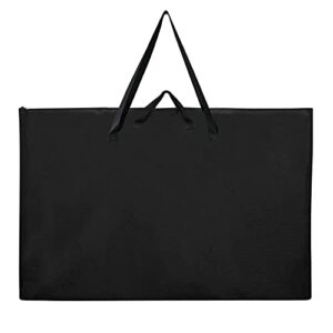 large size art portfolio tote with nylon shoulder, art portfolio case 24 x 36 inches, poster board storage bag, drawing painting sketch bag for student art work portfolio and artist