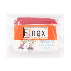 FINEX Snoopy Special Peanut Happy 70 Years House with Roof Style Portable Cosmetic Makeup Bag Organizer Multifunction Toiletry Bags Storage Case for Travel Business Double Zippers