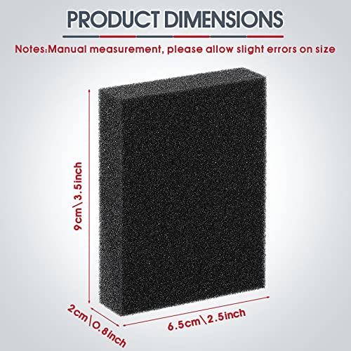 Card Dividers for Storage Boxes Trading Box Dividers Multifunction Card Sponge Shock Absorbing Sponge Suitable for Almost All Boxes to Fill Extra Space for Card Security, Black (40 Pcs)