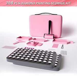 120 Slots Diamond Painting Accessories,Diamond Painting Storage Containers,Shockproof Jars for 5D Diamond Paintings Arts Craft,Jewelry Beads Rings Charms Glitter Rhinestones Organizer.