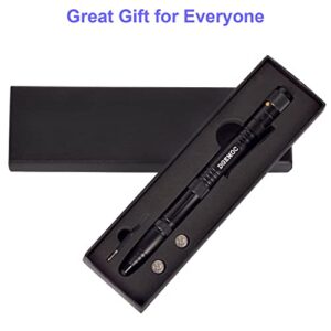 Tactical Pen, Gifts for Men, Multitool Pen 9 in 1 Survival Pen, Safety Pen for Men & Women with Flashlight, Tac Pen and Glass Breaker, Gifts Ideas for Dad Husband Fathers, Pen Light, Gift Boxed