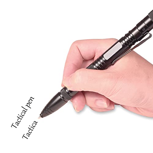 Tactical Pen, Gifts for Men, Multitool Pen 9 in 1 Survival Pen, Safety Pen for Men & Women with Flashlight, Tac Pen and Glass Breaker, Gifts Ideas for Dad Husband Fathers, Pen Light, Gift Boxed