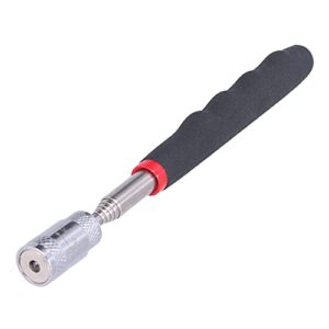 magnetic pickup tool with led lights, telescoping magnet stick flexible magnetic pickup tool for hard to reach places