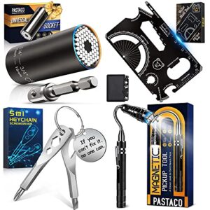 PASTACO Christmas Stocking Stuffers for Men Dad Husband - Cool Gadgets Tool Gifts Set