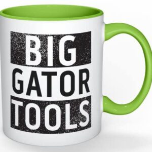 Tap Gift Set- 2 tools, 2 carpenter pencils, mug, can cooler, stickers + more-10 piece assortment - Fun gift for men or women - birthday anniversary holiday Christmas get well Big Gator drill + tap