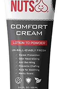 Happy Nuts Comfort Cream | Deodorant For Men | Anti-Chafing, Sweat Defense & Odor Control