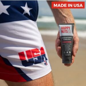 Happy Nuts Comfort Cream | Deodorant For Men | Anti-Chafing, Sweat Defense & Odor Control