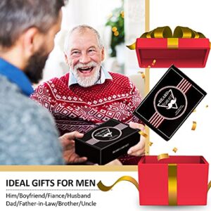 Valentines Day Gifts for Men - Beard Grooming Kit with Beard Oil Beard Balm Beard Brush Beard Comb Beard Scissor - Men Stocking Stuffers - Mens Gifts - Gifts for Men Dad Him Boyfriend Husband Brother